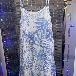 Ocean Drive Blue and White Patterned Dress